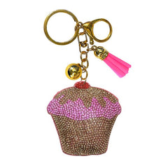 Dessert Crystal Bling Keychains