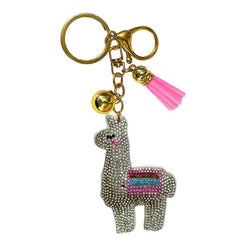 Farm Animals Crystal Keychain