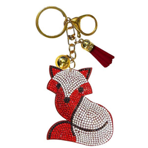 Animal Crystal Bling Keychains