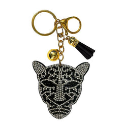 Tiger Crystal Bling Keychains