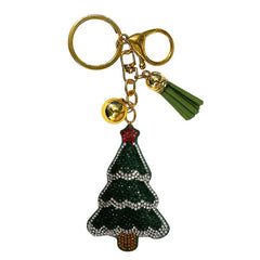 Christmas Crystal Bling Keychains