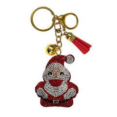 Christmas Crystal Bling Keychains