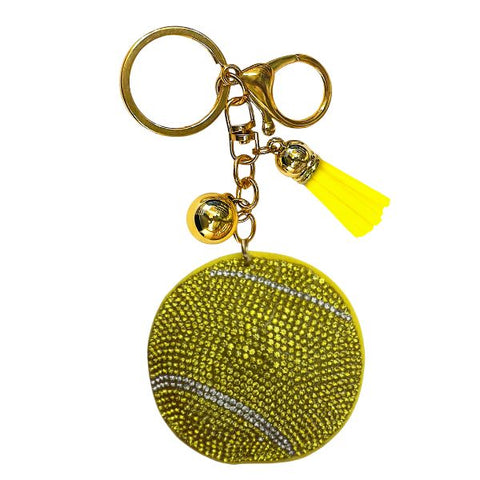 Sports Crystal Bling Keychains