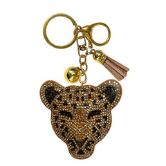 Tiger Crystal Bling Keychains