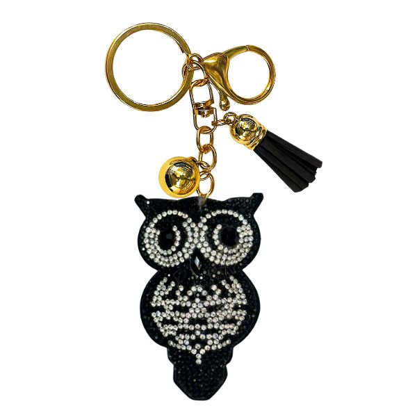 Bird Crystal Bling Keychains