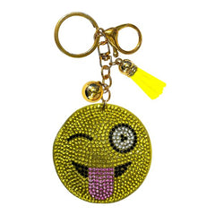 Emoji Crystal Bling Keychains