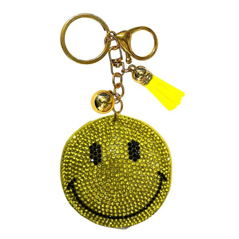 Emoji Crystal Bling Keychains