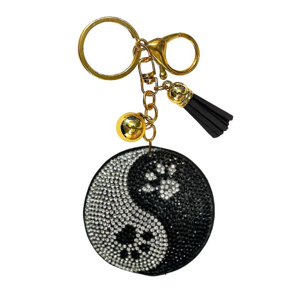 Round Crystal Bling Keychains – Queens Designs