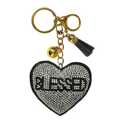 Faith Crystal Bling Keychains