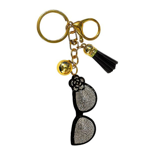 Sunglasses Crystal Bling Keychains