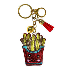 Food Crystal Bling Keychain