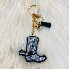 Crystal Shoe Keychains