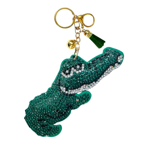 Alligator Crystal Bling Keychains