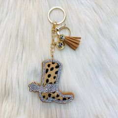 Fur Shoe Keychains