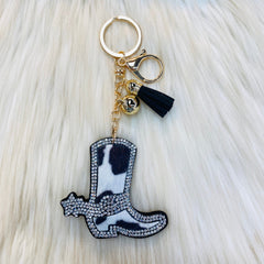 Fur Shoe Keychains