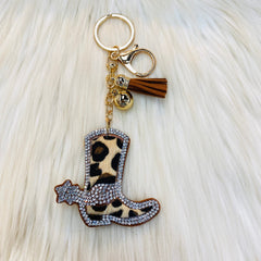 Fur Shoe Keychains