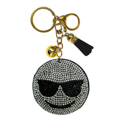 Emoji Crystal Bling Keychains