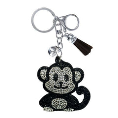 Animal Crystal Bling Keychains