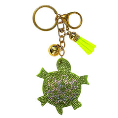 Turtle Crystal Bling Keychains