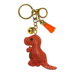 Dinosaur Crystal Bling Keychains