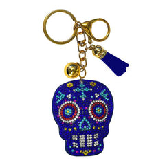 Skull Crystal Bling Keychains