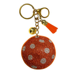 Pickleball Crystal Bling Keychains