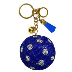 Pickleball Crystal Bling Keychains