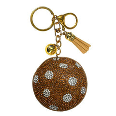 Pickleball Crystal Bling Keychains