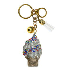 Dessert Crystal Bling Keychains