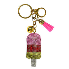 Dessert Crystal Bling Keychains