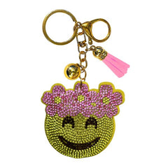 Emoji Crystal Bling Keychains