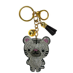 Tiger Crystal Bling Keychains