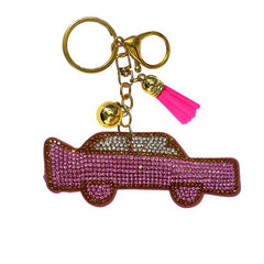 Transportation Crystal Bling Keychains