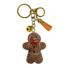 Christmas Crystal Bling Keychains