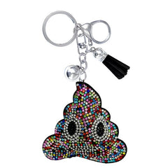 Emoji Crystal Bling Keychains