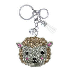 Farm Animals Crystal Keychain