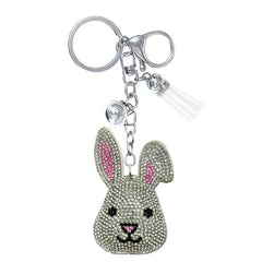 Farm Animals Crystal Keychain