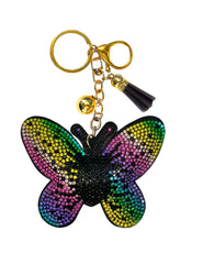 Butterfly Crystal Bling Keychains