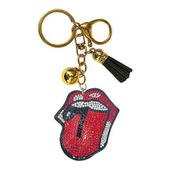 Lips Crystal Bling Keychains