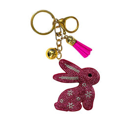 Farm Animals Crystal Keychain