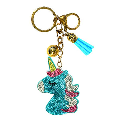 Unicorn Crystal Bling Keychains