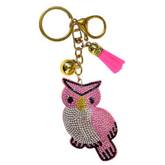 Bird Crystal Bling Keychains