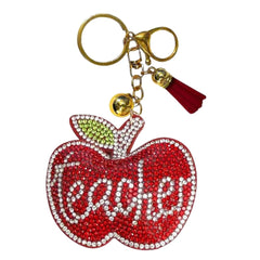 Fruit Crystal Bling Keychains
