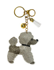 Dog Crystal Bling Keychains