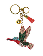 Bird Crystal Bling Keychains