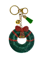 Christmas Crystal Bling Keychains