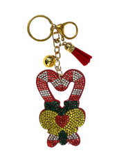 Christmas Crystal Bling Keychains