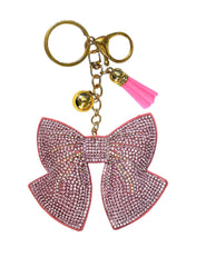 Bow Crystal Bling Keychains