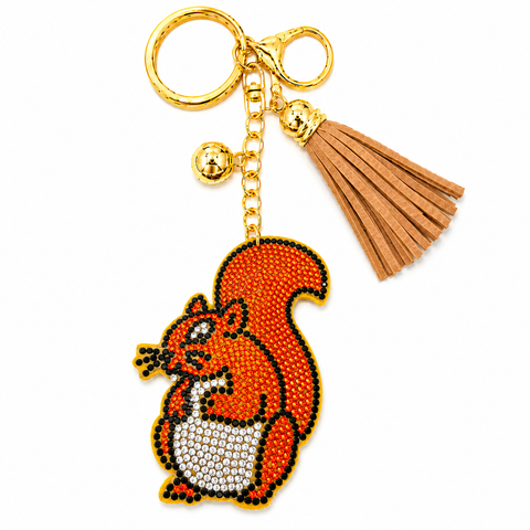 Animal Crystal Bling Keychains