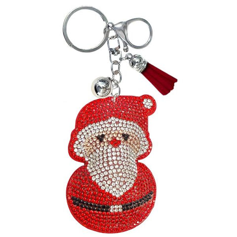 Christmas Crystal Bling Keychains